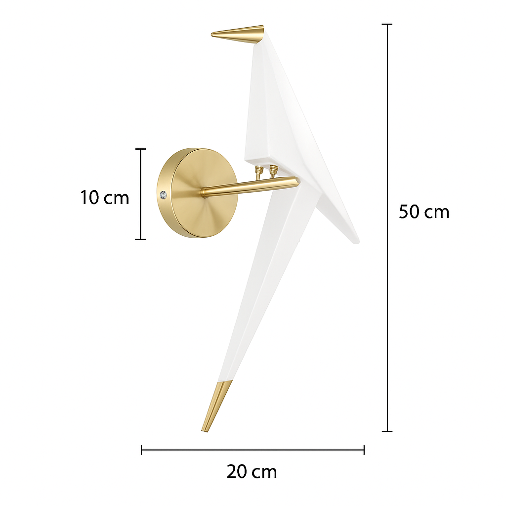 Avir Bird Modern Wall Light – Artistic LED Pendant for Elegant Spaces
