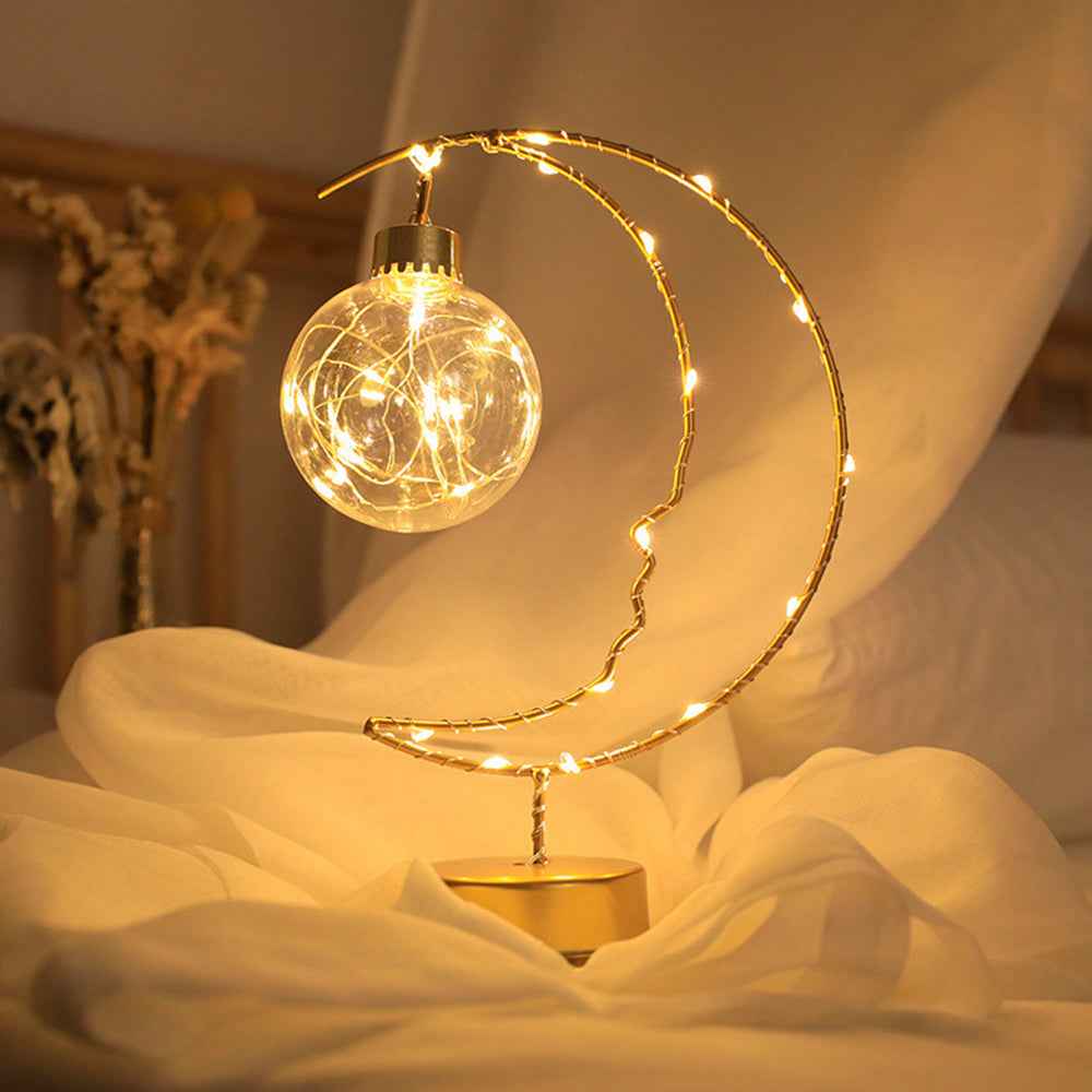 Crescent Decorative Lights – Elegant Battery-Operated Ambiance