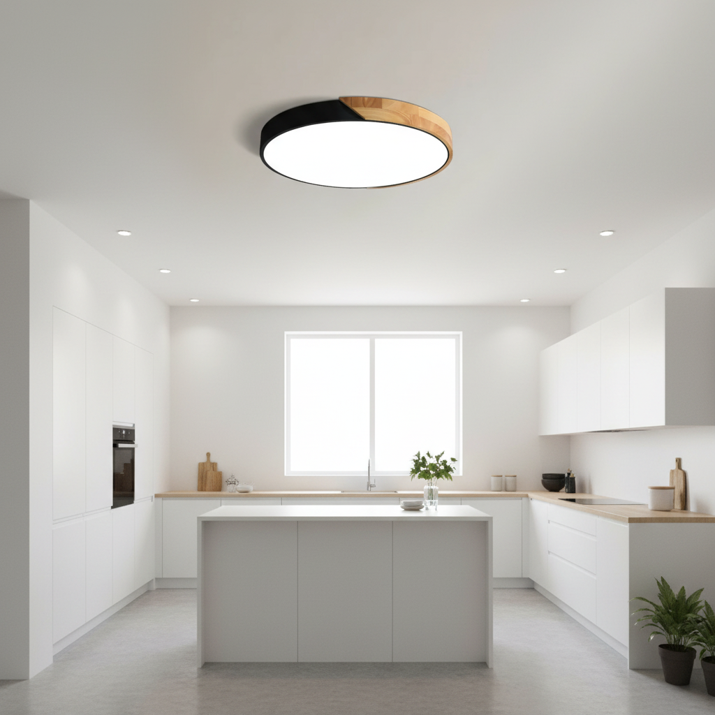 Delos Ceiling Light Fixture – Scandinavian LED Design for Cozy Interiors