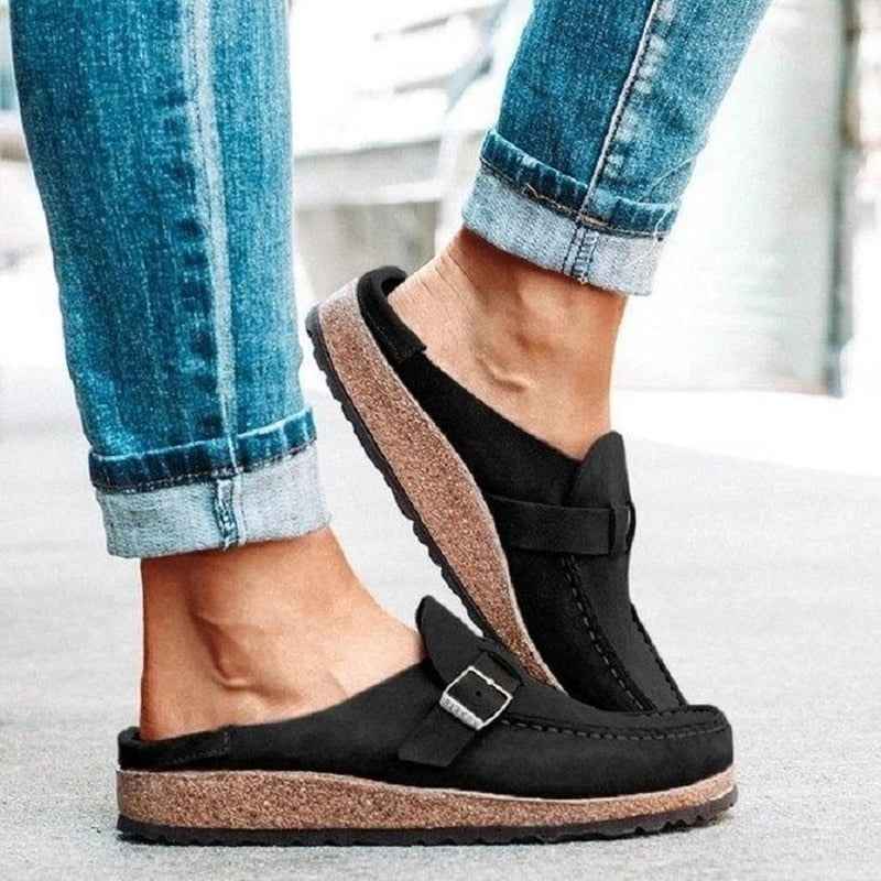Evelyn Women's Footwear Shoes – Classic Wooden Design with all day Comfort