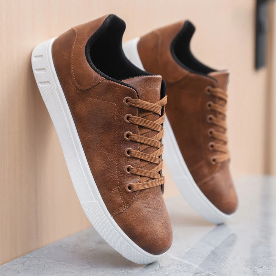 Raven Men's Sneakers – Stylish Low-Top Lace-Up Design for Everyday Comfort