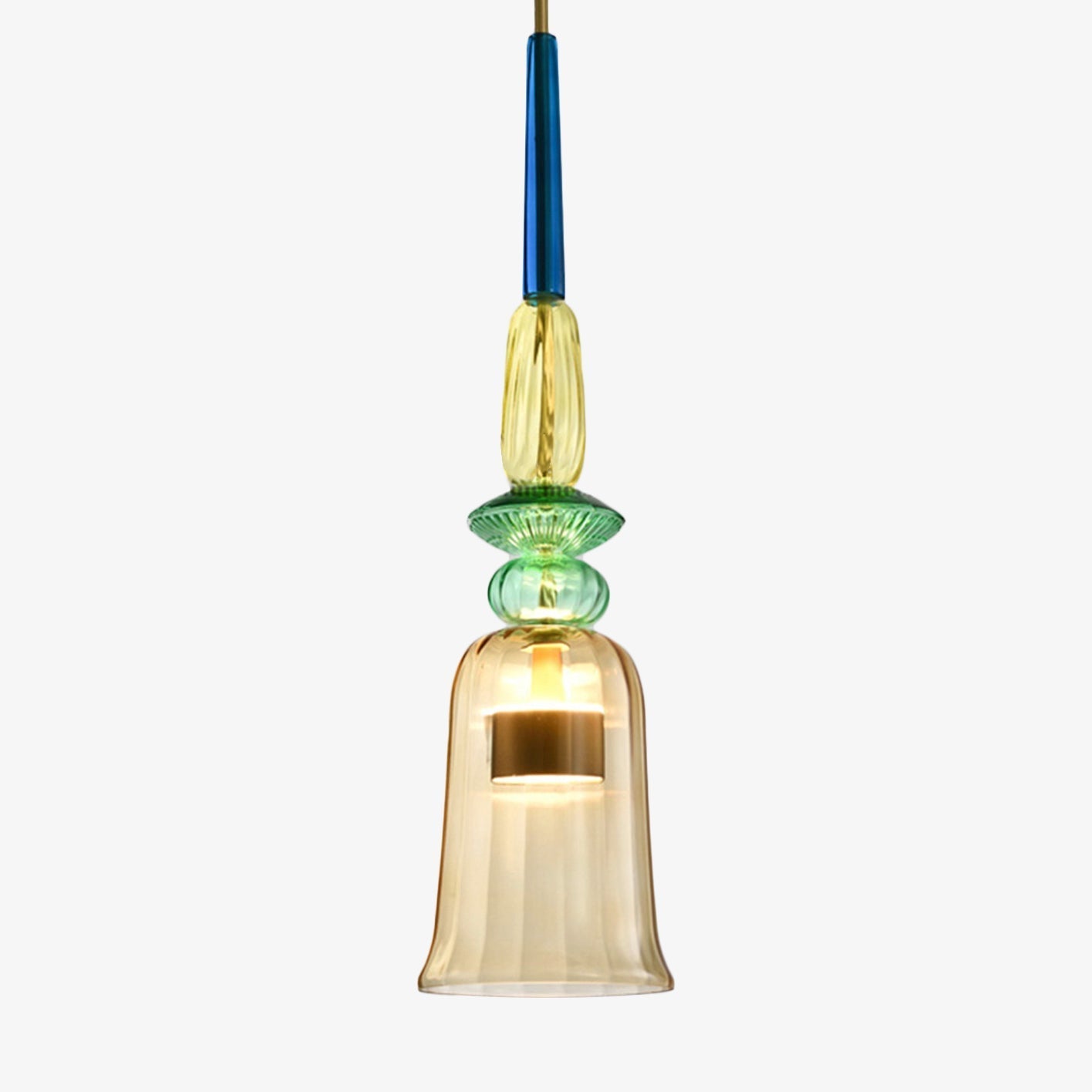 Isola Modern Glass Pendant Light – Artistic Design for Stylish Kitchen Spaces