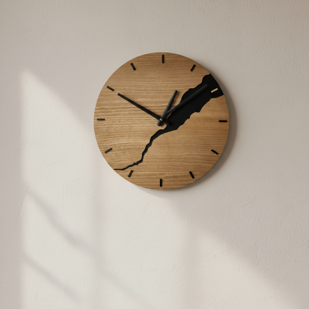 Okka Modern Wall Clock – Elegant Minimalist Design for Any Space