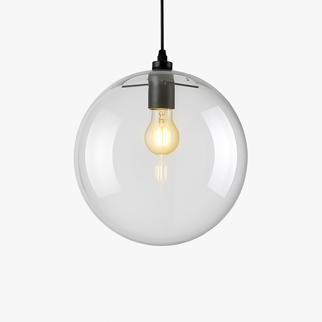 Kina Modern Glass Ball Pendant Light – Elegant Design for Stylish Interiors