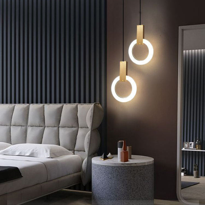 Ringo Modern Gold Pendant Light – Sleek Design for Stylish Kitchen Illumination