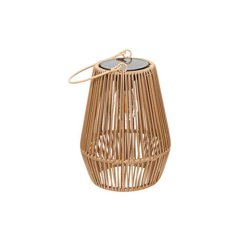 Sandy Outdoor Solar Lanterns – Eco-Friendly Bamboo Design for Tropical Decor