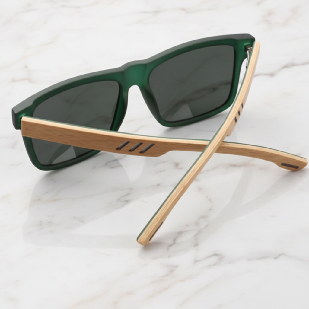 Bamboo Breeze Unisex Sunglasses – Lightweight UV400 Protection for Outdoor Fun