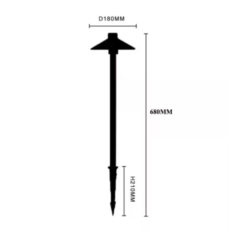 Verdeluxe Outdoor LED Spotlight – Energy-Efficient Lighting for Garden Illumination