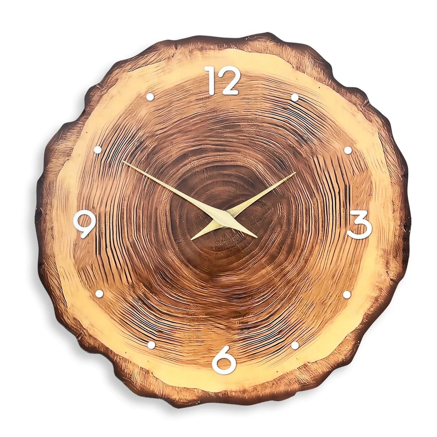 Nova Sleek Scandinavian Silent Wooden Clock – Minimalist Design for Modern Spaces