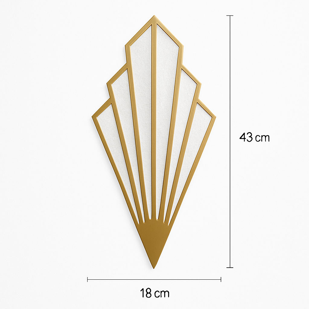 Gatsby Modern LED Wall Light – Stylish Triangle Design for Contemporary Spaces