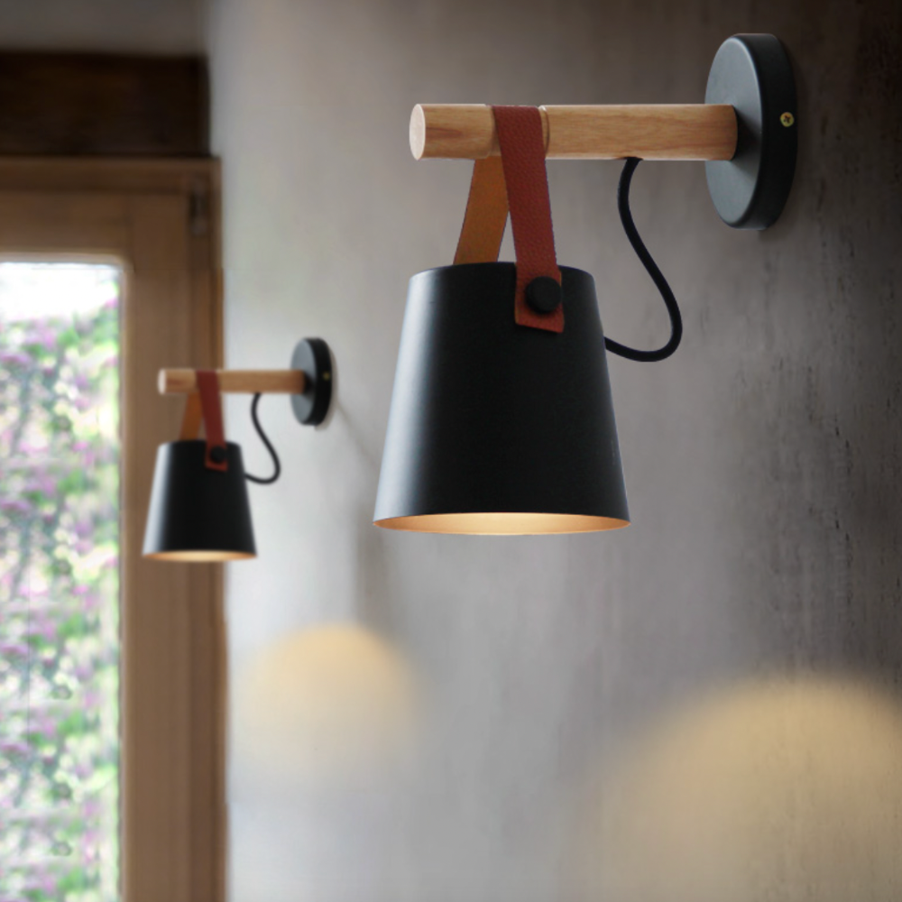 Norvia Wooden LED Wall Light – Modern Design for Elegant Spaces