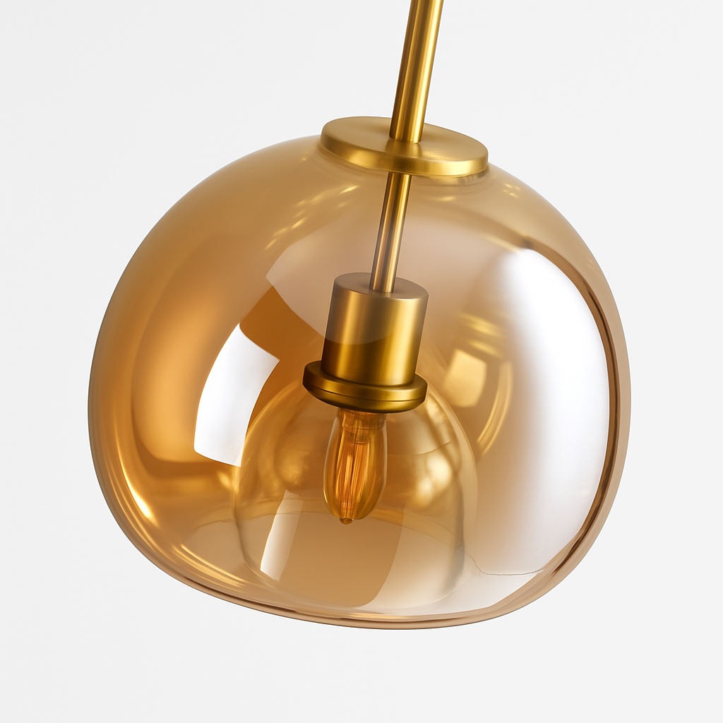 Kaelora Modern LED Ceiling Light Fixture – Stylish Glass Design for Elegant Spaces