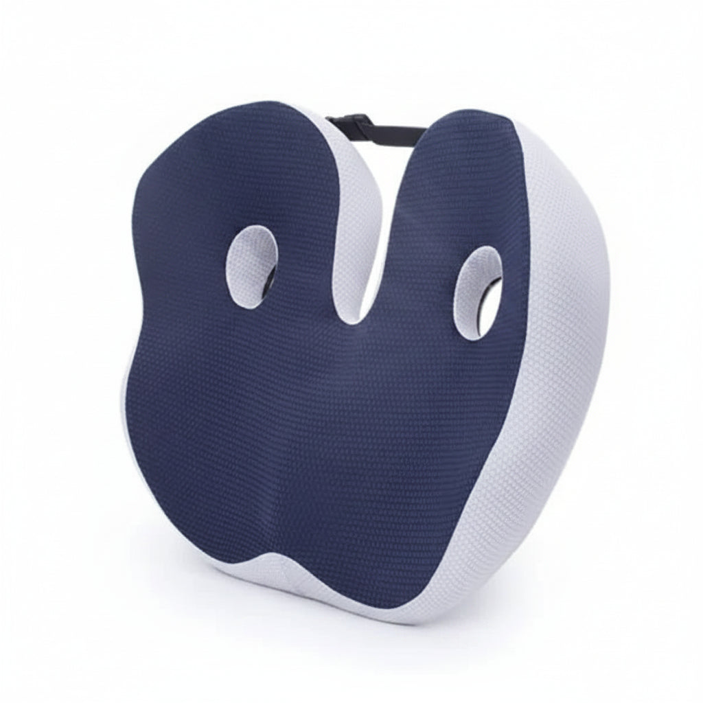 Ari Adjustable Memory Foam Seat Cushion – Ergonomic Design for Back Comfort