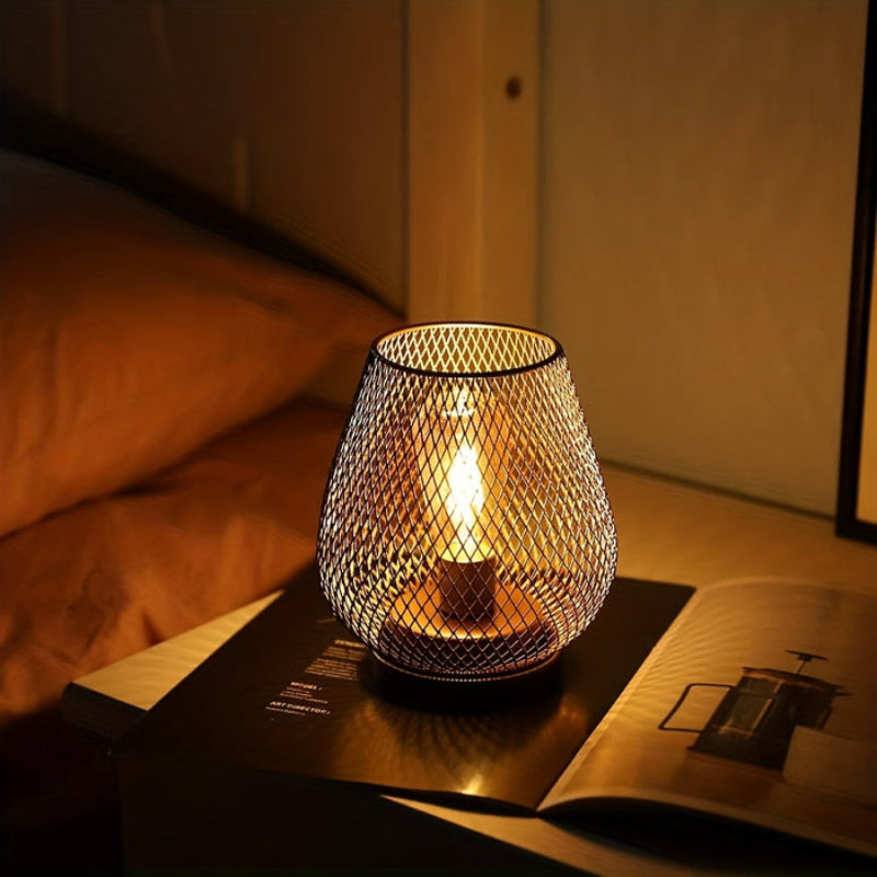 Novella Bedside Lamps Set – Modern Industrial Design with Cozy Ambient Lighting