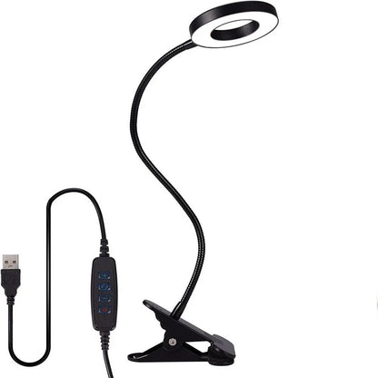 Delyon LED Desk Lamp for Students – Flexible Gooseneck with Adjustable Brightness