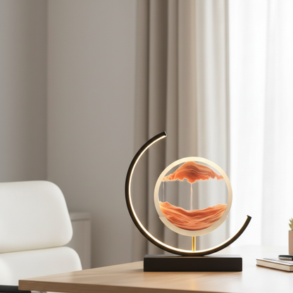 Aero Relaxing LED Table Lamp – Dynamic Sand Art for Serene Atmosphere