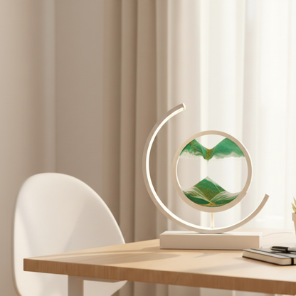 Aero Relaxing LED Table Lamp – Dynamic Sand Art for Serene Atmosphere