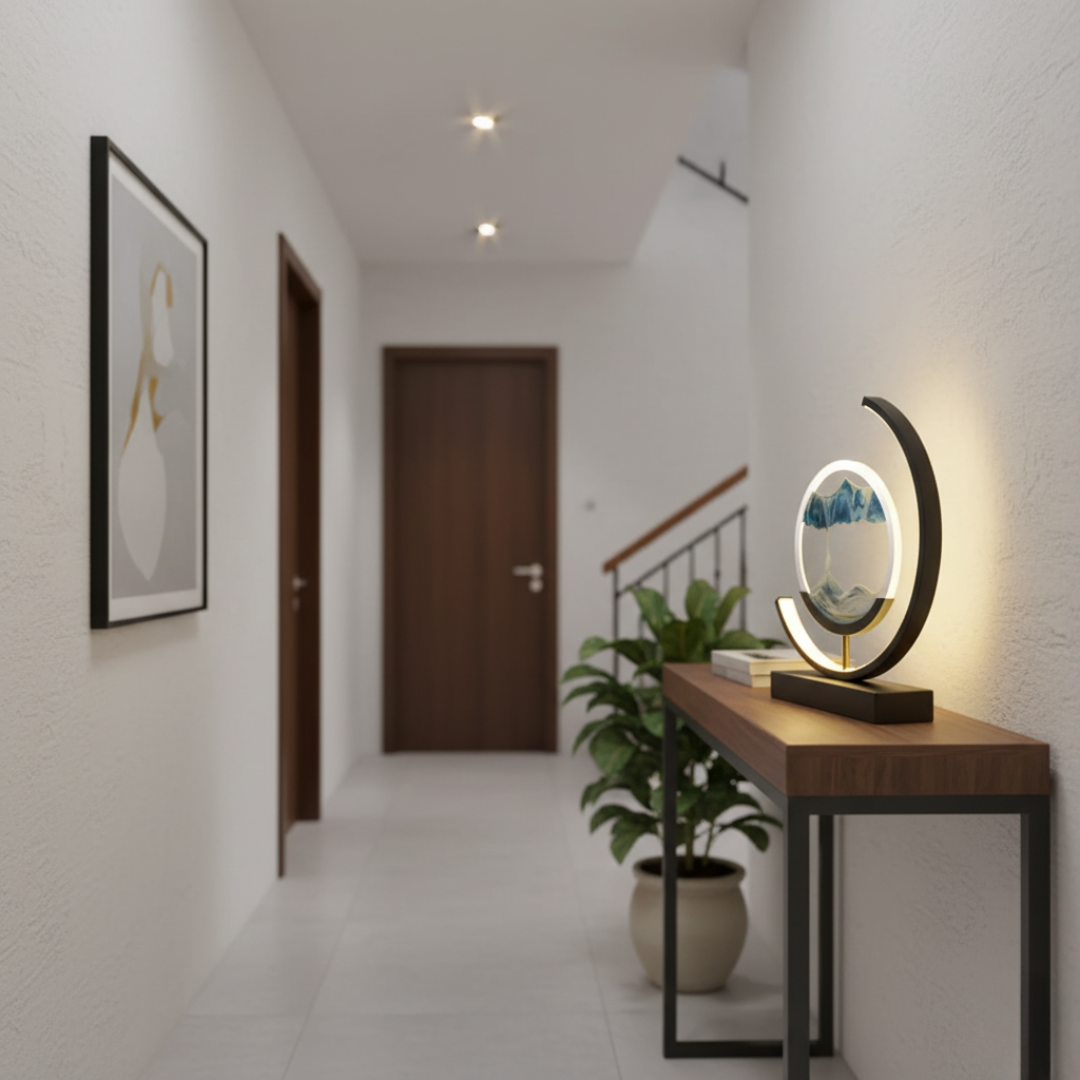 Aero Relaxing LED Table Lamp – Dynamic Sand Art for Serene Atmosphere