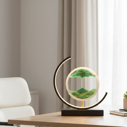 Aero Relaxing LED Table Lamp – Dynamic Sand Art for Serene Atmosphere
