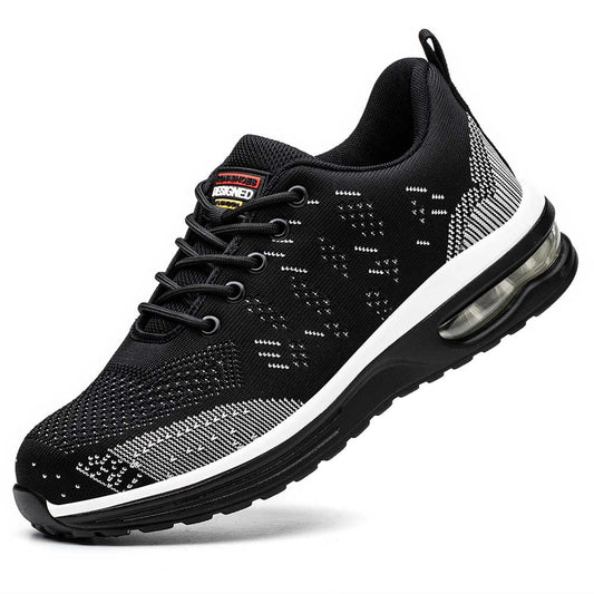 Asher Men's Safety Shoes – Steel Toe Protection with Non-Slip Comfort