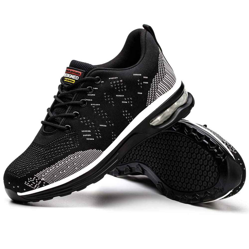 Asher Men's Safety Shoes – Steel Toe Protection with Non-Slip Comfort