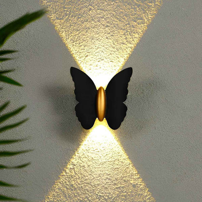 Butterfly Contemporary Outdoor Wall Lamp – Artistic Design for Stylish Illumination