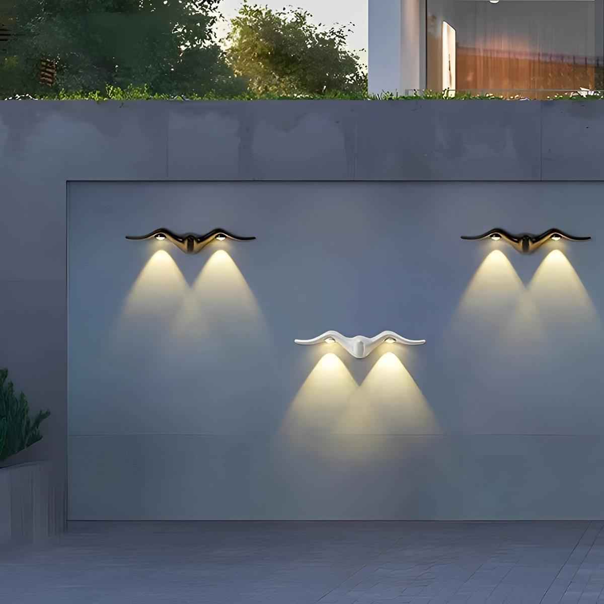 Butterfly Contemporary Outdoor Wall Lamp – Artistic Design for Stylish Illumination