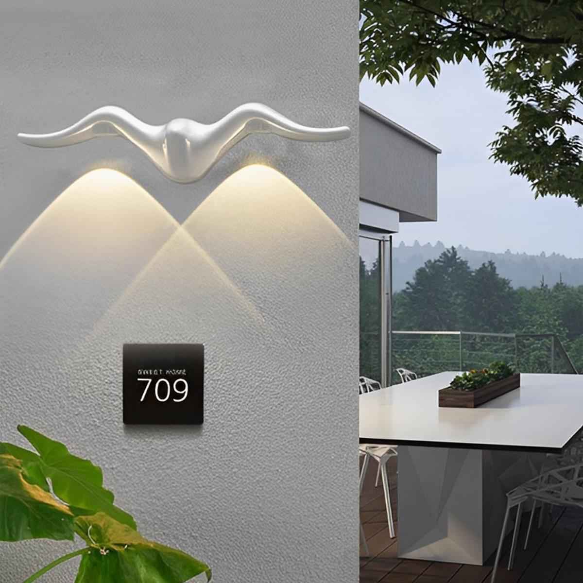 Butterfly Contemporary Outdoor Wall Lamp – Artistic Design for Stylish Illumination
