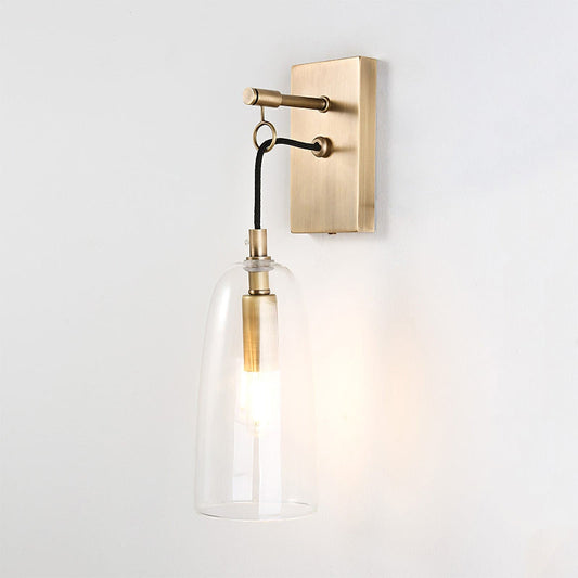 Dovaro Modern Brass Wall Sconce – Sleek Design for Elegant Indoor Lighting