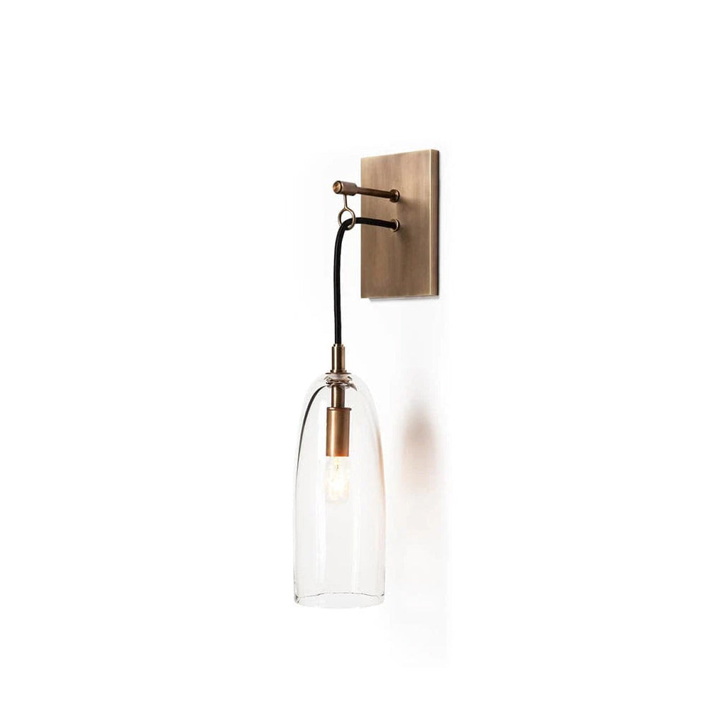 Dovaro Modern Brass Wall Sconce – Sleek Design for Elegant Indoor Lighting
