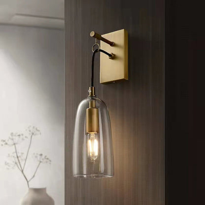 Dovaro Modern Brass Wall Sconce – Sleek Design for Elegant Indoor Lighting