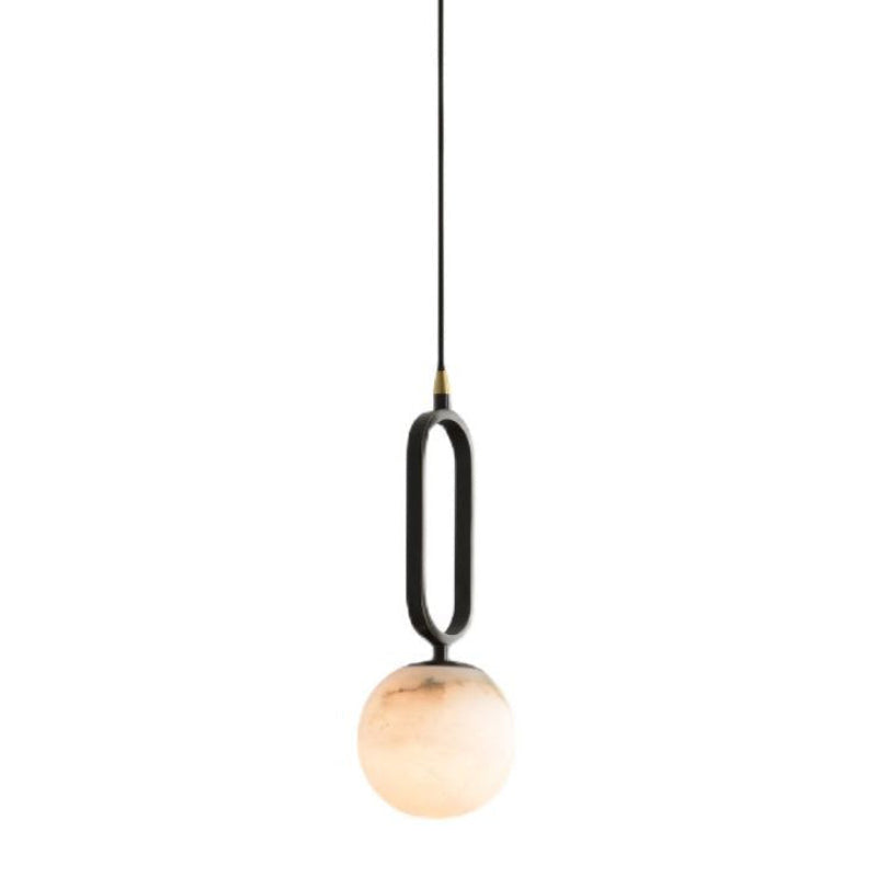 Evaris Modern Brass Pendant Light – Elegant Design for Warm Kitchen Ambiance