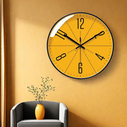 Axis Modern Silent Wall Clock – Art Nouveau Design for Stylish Kitchen Decor