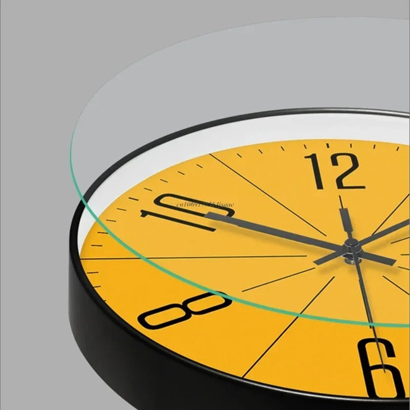 Axis Modern Silent Wall Clock – Art Nouveau Design for Stylish Kitchen Decor