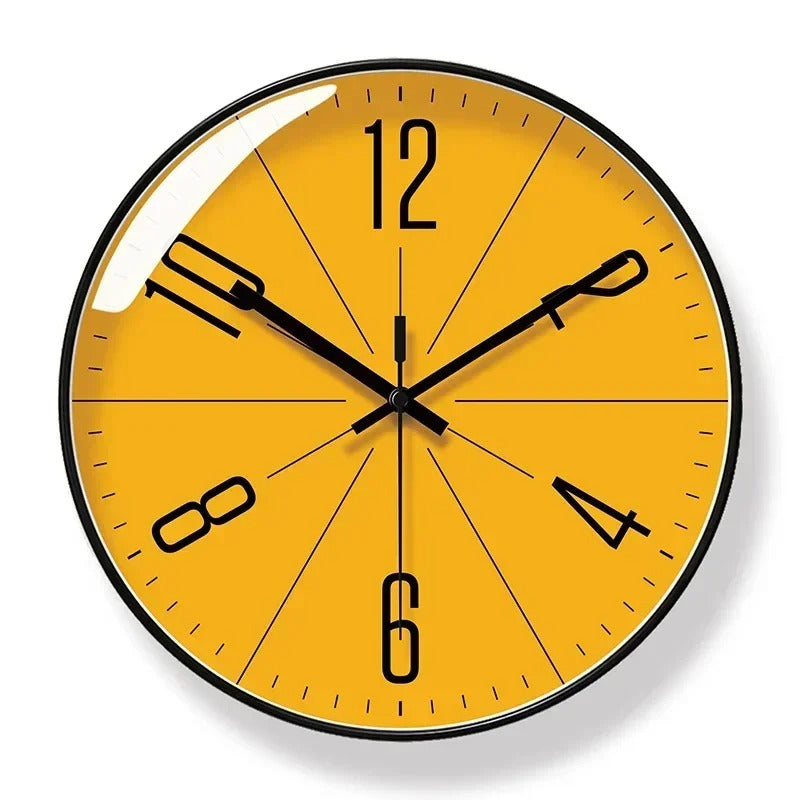 Axis Modern Silent Wall Clock – Art Nouveau Design for Stylish Kitchen Decor