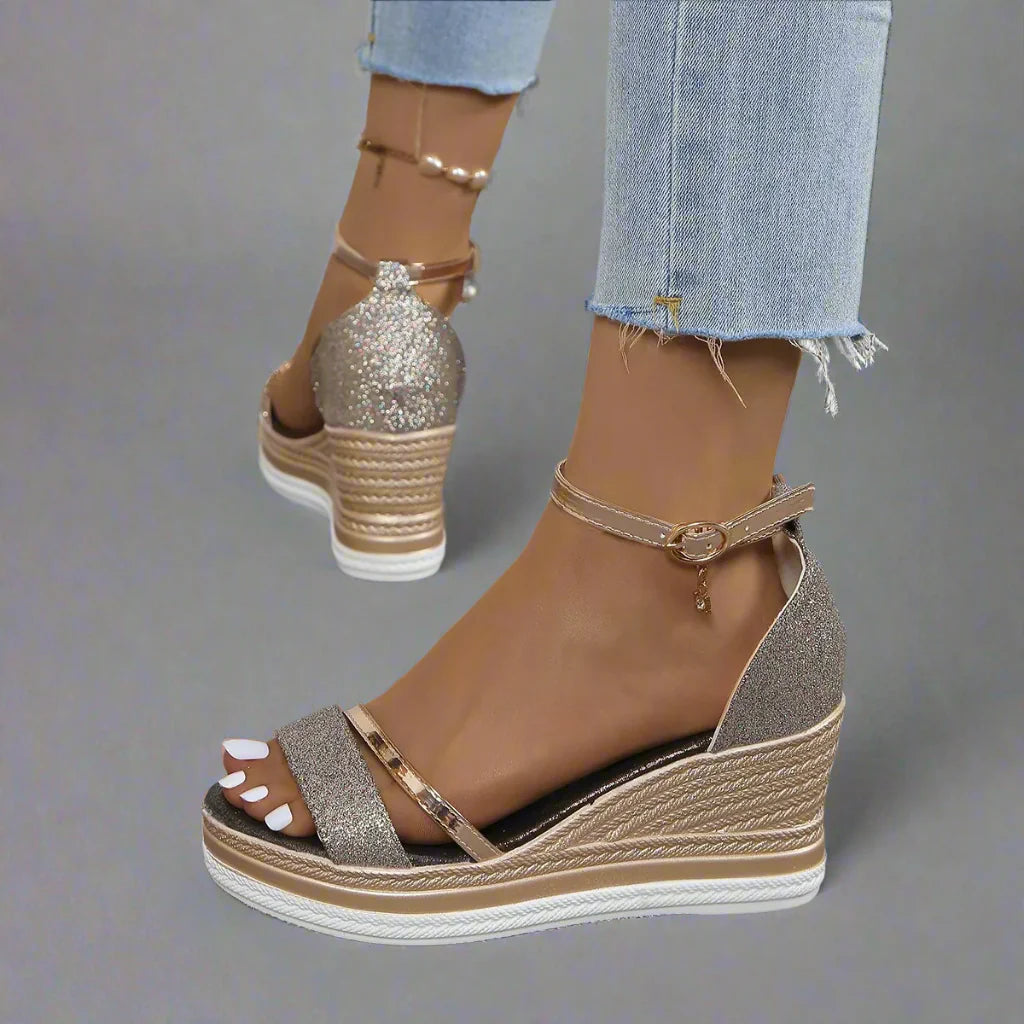 Ava Women's Classic Wedge Sandals – Comfortable and Stylish Footwear