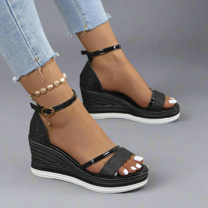 Ava Women's Classic Wedge Sandals – Comfortable and Stylish Footwear