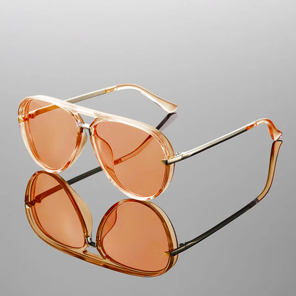Vale Aviator Sunglasses – Retro Design with UV400 Protection for All-Day Comfort