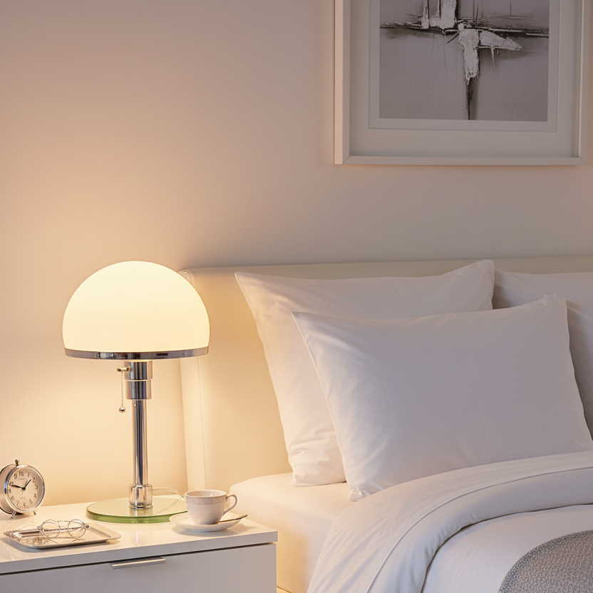 Ivenna Bauhaus Lamp Modern Table Lamp – Elegant Nordic Design for Versatile Use