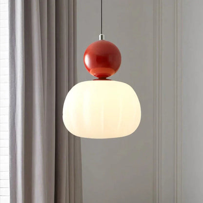 Caldera Bauhaus Pendant Light – Artistic Pumpkin Design for Modern Kitchens