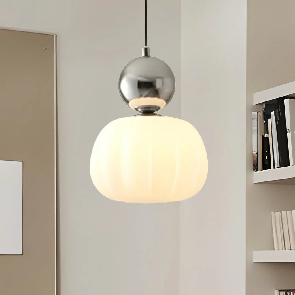Caldera Bauhaus Pendant Light – Artistic Pumpkin Design for Modern Kitchens