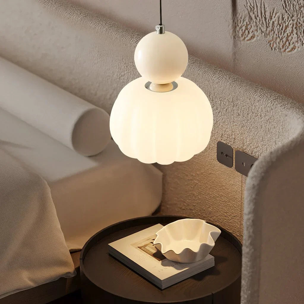 Caldera Bauhaus Pendant Light – Artistic Pumpkin Design for Modern Kitchens