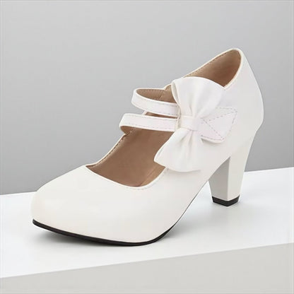 Isabella Women's  Heels – Stylish Bow Design with All-Day Comfort
