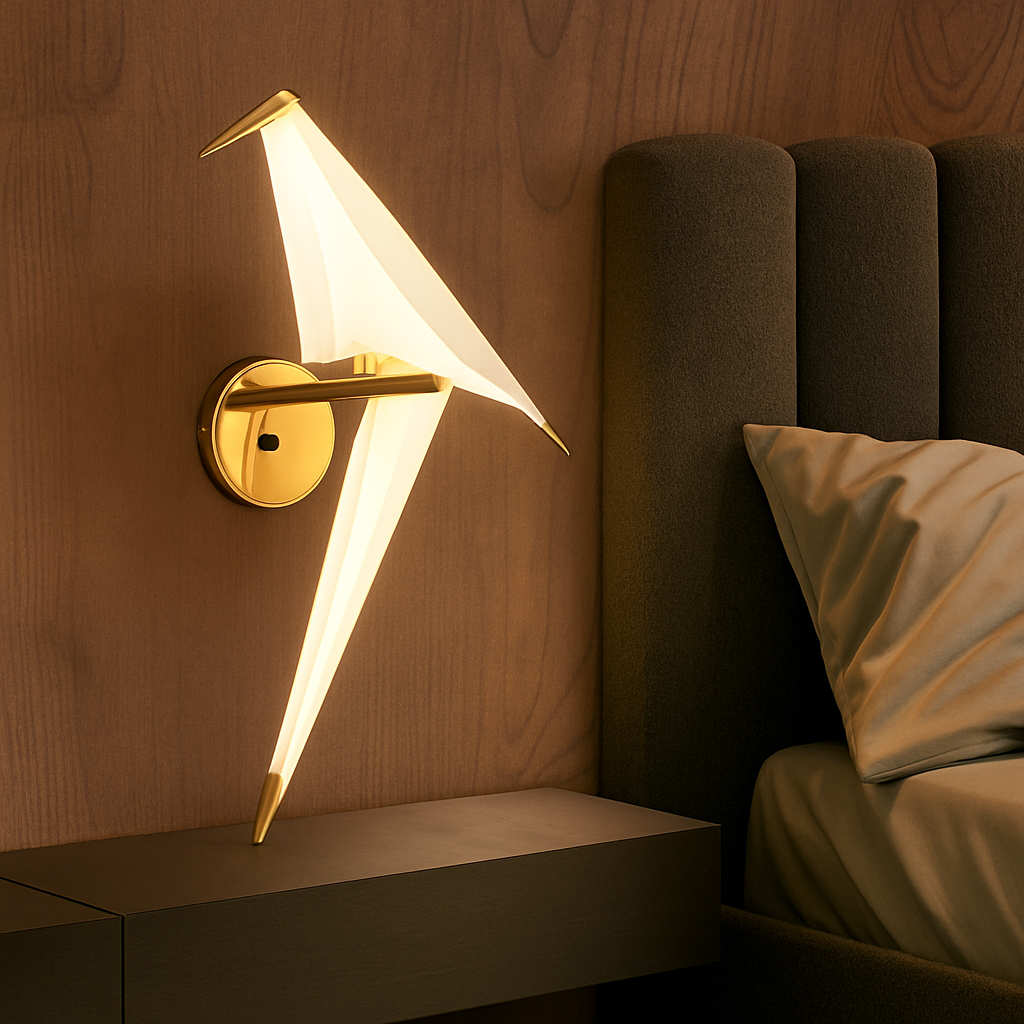 Avir Bird Modern Wall Light – Artistic LED Pendant for Elegant Spaces