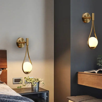 Bola Mid-Century Wall Sconce – Elegant Design for Cozy Home Lighting