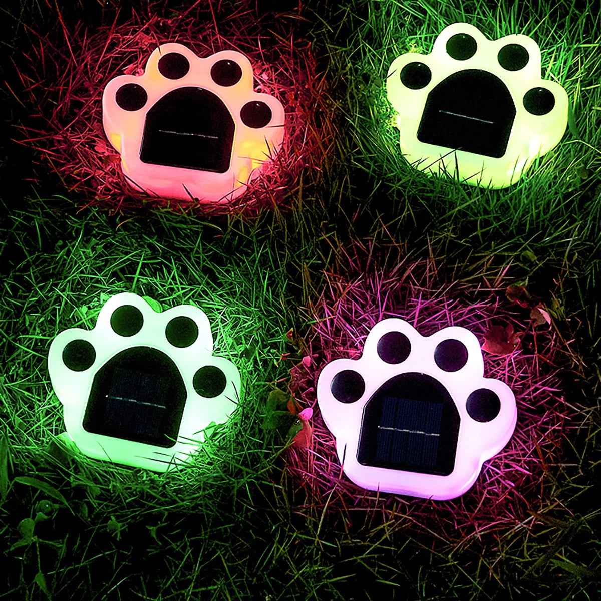Bouncy Puppy Solar Garden Lights – Whimsical Outdoor Footprint Decor