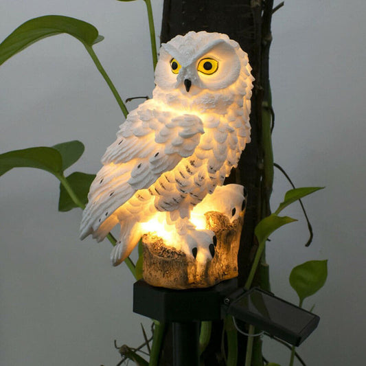 Seren Outdoor Solar Garden Lamp – Eco-Friendly Owl Design for Cozy Ambiance
