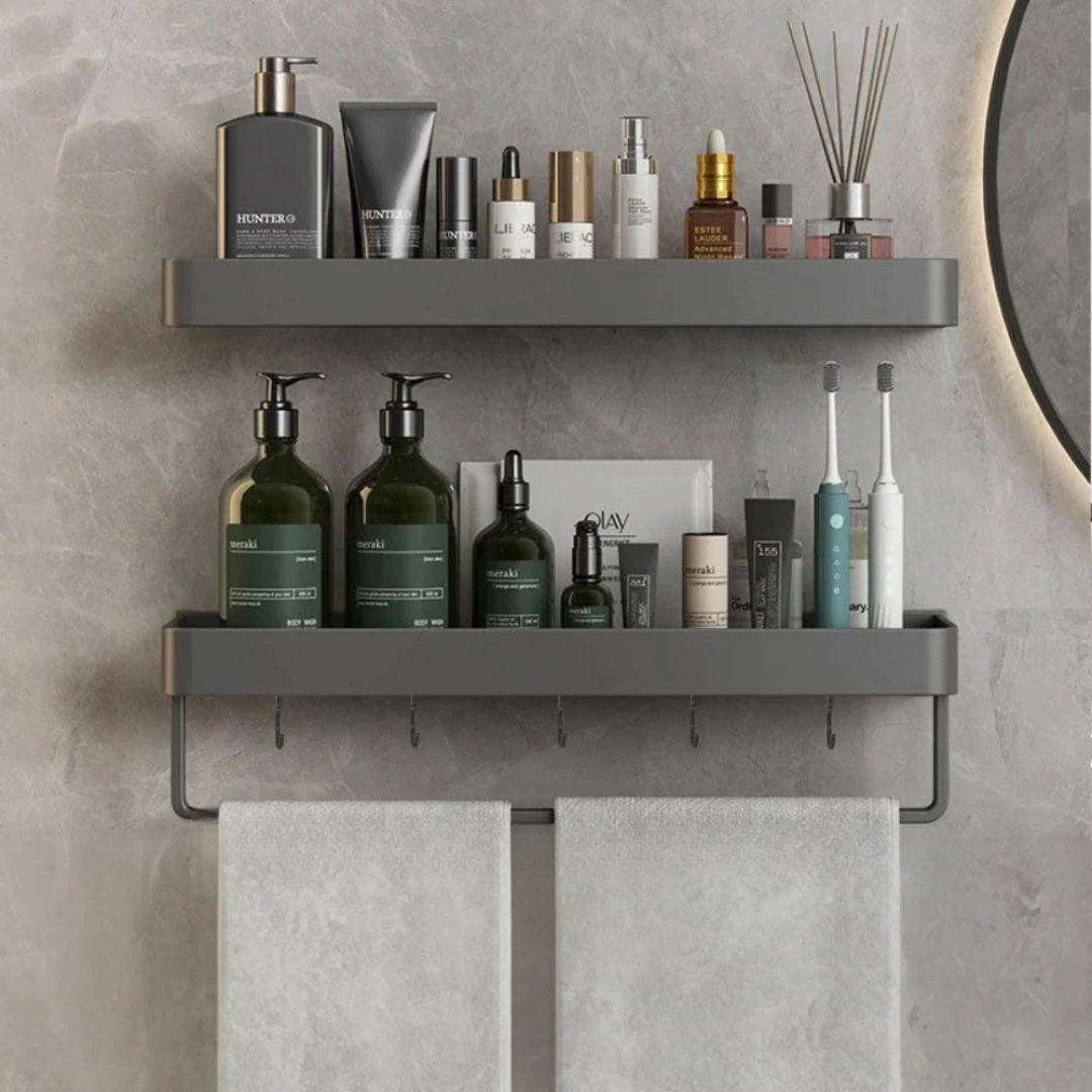 Faroa Bathroom Wall Rack – Modern Organizer for Shower Storage Essentials