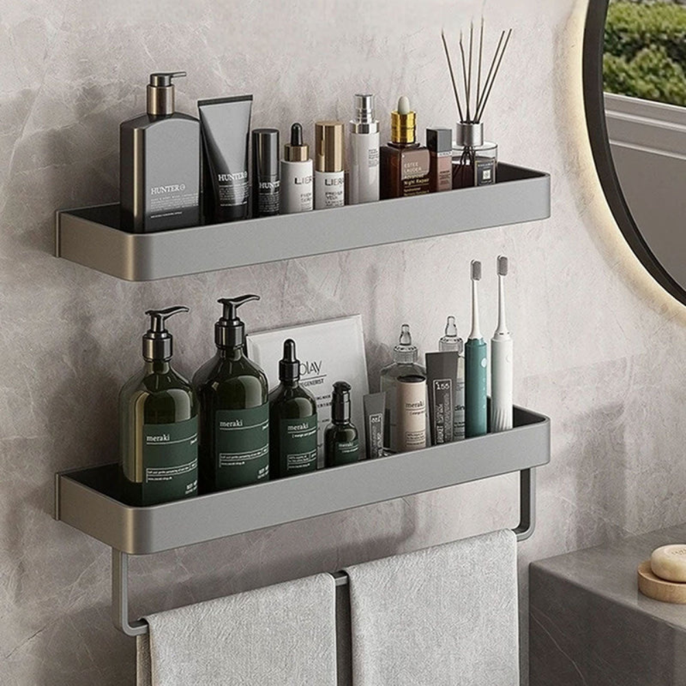 Faroa Bathroom Wall Rack – Modern Organizer for Shower Storage Essentials