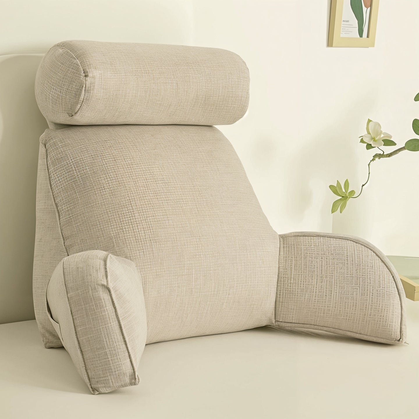 Kelio Comfort Seekers Backrest Pillow – Soft, Supportive Design for Reading
